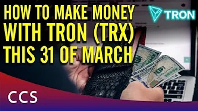 How To Make Money with Tron (TRX)
