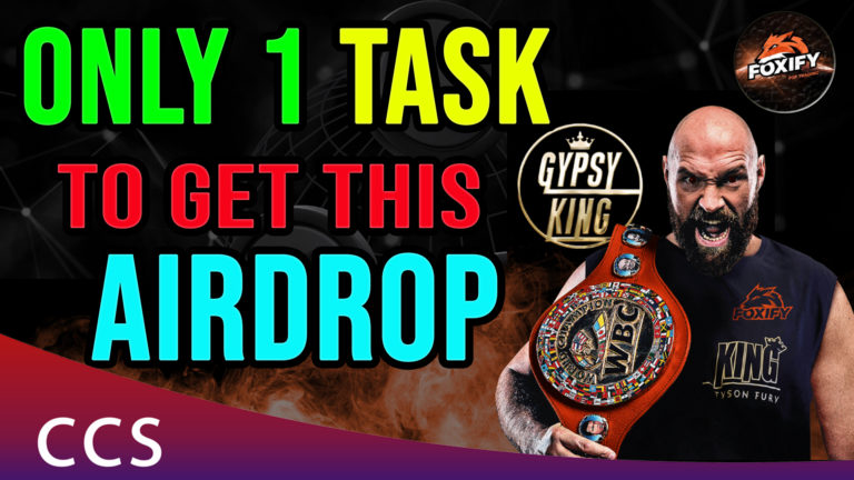 Foxify Airdrop Only 1 Task