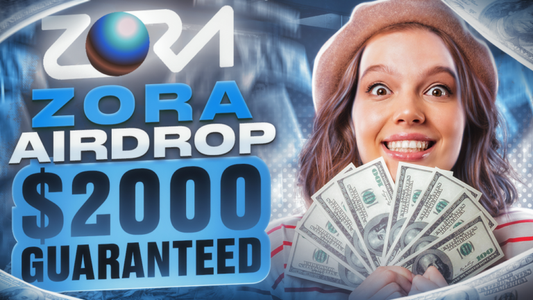 Zora Airdrop $2000 Guaranteed
