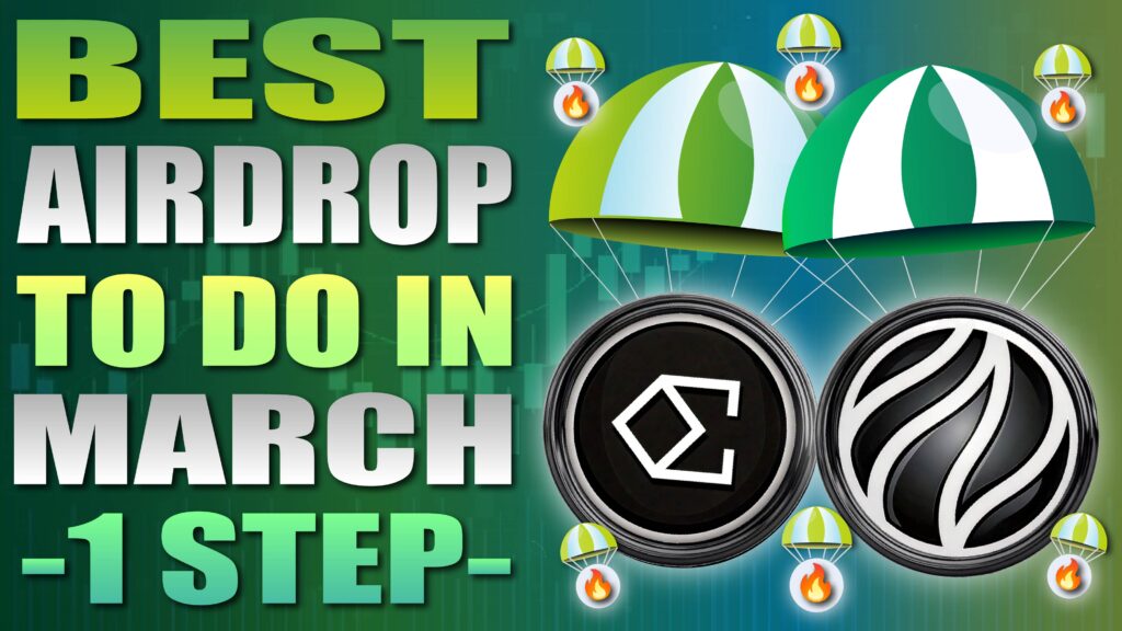 The Best Airdrop To Do In March - Only 1 Step