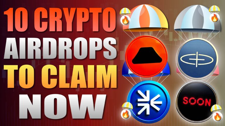 10 Crypto airdrops To Claim Now