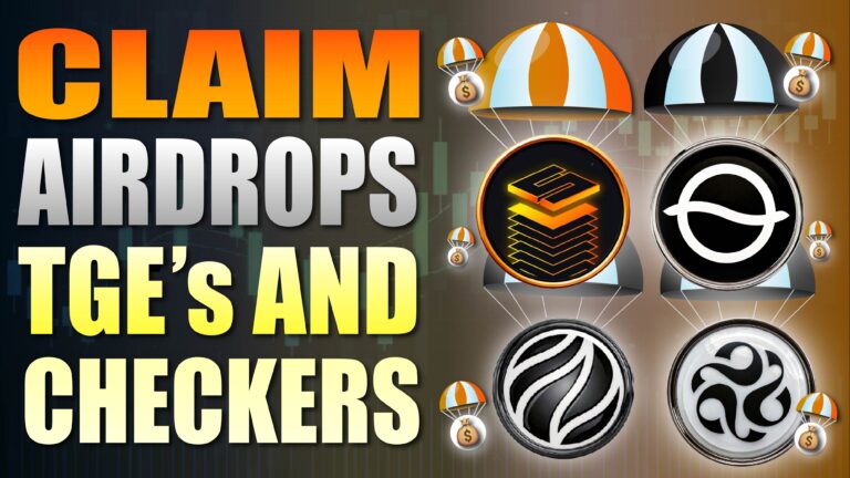 Claim Airdrops TGEs and Checkers