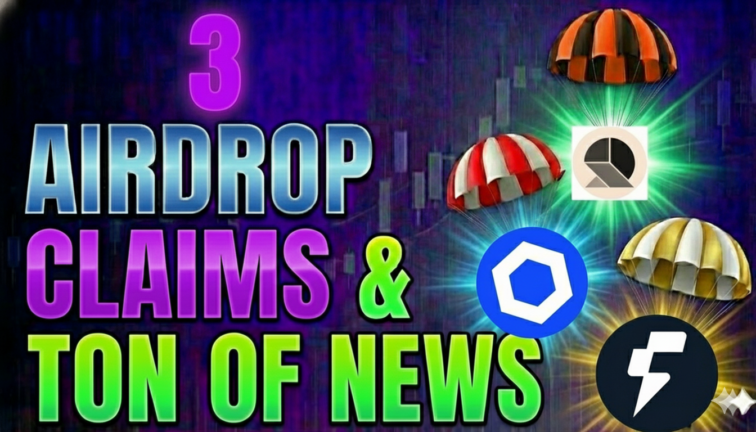 3 Airdrop Claims & Ton of Airdrop News