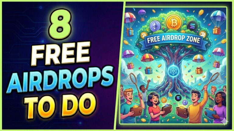 8 FREE Crypto Airdrops To Do