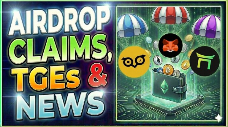 Airdrop Claims - TGEs And NEWS